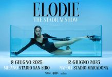 Elodie annuncia The Stadium Show 2025: due date evento al San Siro di Milano e al Maradona di Napoli Elodie The Stadium Show 2025