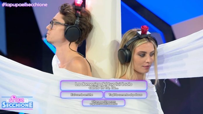 Chi è uscito a La Pupa e il Secchione 2024: gli eliminati della quarta puntata sono la coppia Lonardo e Rosaria | Video Mediaset Pupa e Secchione, eliminati Lonardo e Rosaria quarta puntata