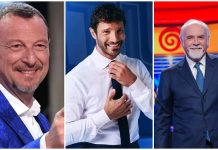 Auditel, gli Ascolti tv di: Affari Tuoi (23.6%), Striscia la Notizia (16.3%) e Chissà chi è (3.6%) | Lunedì 23 settembre Amadeus - De Martino e Antonio Ricci