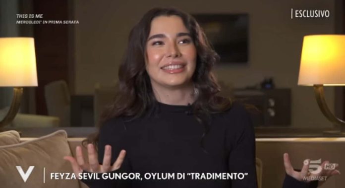 Feyza Sevil Gungor a Verissimo: “Spero vi piaccia la nuova serie tv” | Video Mediaset Feyza