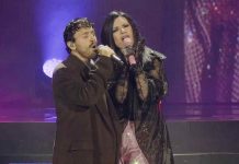 Laura Pausini duetta a Roma con Aiello sulle note de “All’amore nostro” – Video