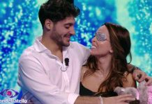 Grande Fratello, chi è uscito ieri sera lunedì 24 marzo 2025 al televoto flash? | Video Mediaset Javier e Gessica Notaro al Grande Fratello