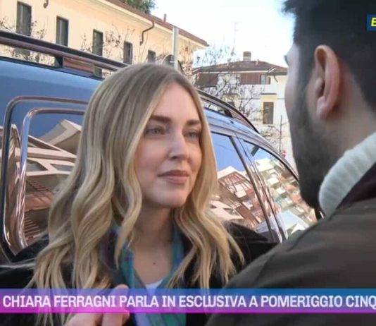 chiara Ferragni a Pomeriggio 5
