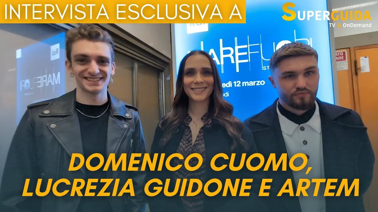 Mare Fuori da Superguidatv.it Mare Fuori 5 intervista a Lucrezia Guidone Domenico Cuomo e Artem