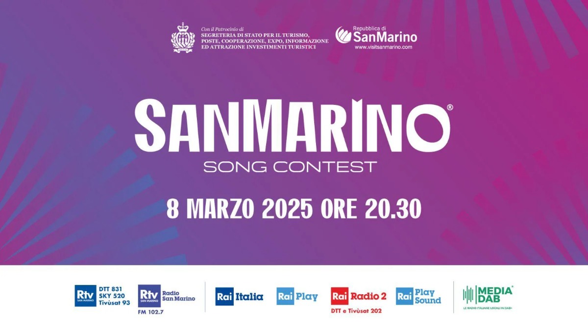 San Marino da Superguidatv.it San Marino Song contest 2025 quando in tv ospiti e cantanti italiani in gara