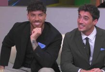 The Couple 2025, tutti contro Antonino Spinalbese: “è un leader – stratega” | Video Mediaset Antonino Spinalbese e Andrea Tabanelli a The Couple