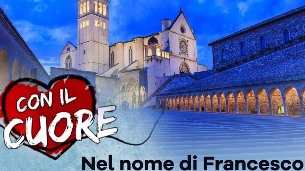 con il cuore nel nome di francesco 2025 quando in tv conduttore e ospiti