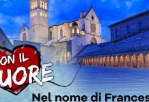 Con il cuore nel nome di Francesco 2025: quando in tv, conduttore e ospiti Con il cuore nel nome di Francesco con scritta
