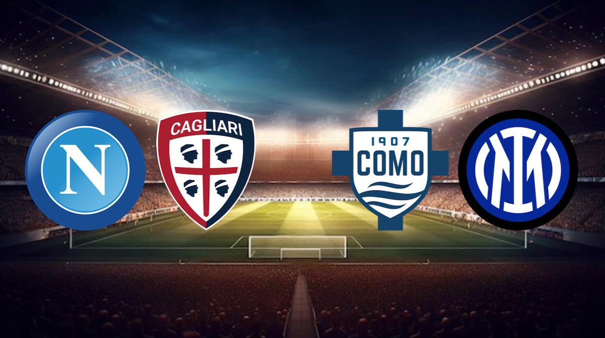 Napoli – Cagliari e Como – Inter: quando si gioca e dove vedere in tv le partite di Serie A