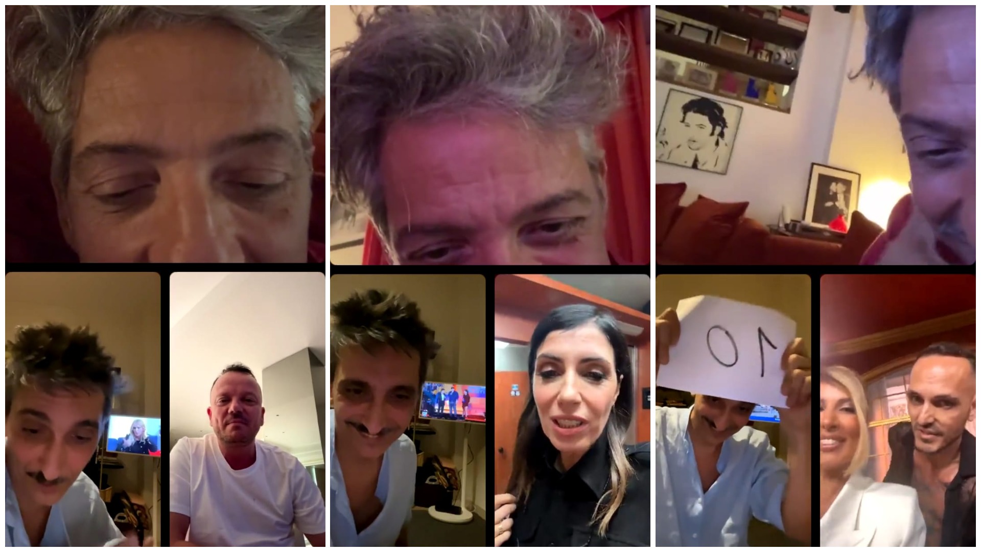 Fiorello e Biggio con la diretta nella diretta hanno trasformato Instagram in Inception
