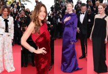 Festival di Cannes 2025, look e pagelle della sesta giornata (18 maggio): Carla Bruni in rosso velluto (voto 6) | VIDEO look sesta giornata cannes