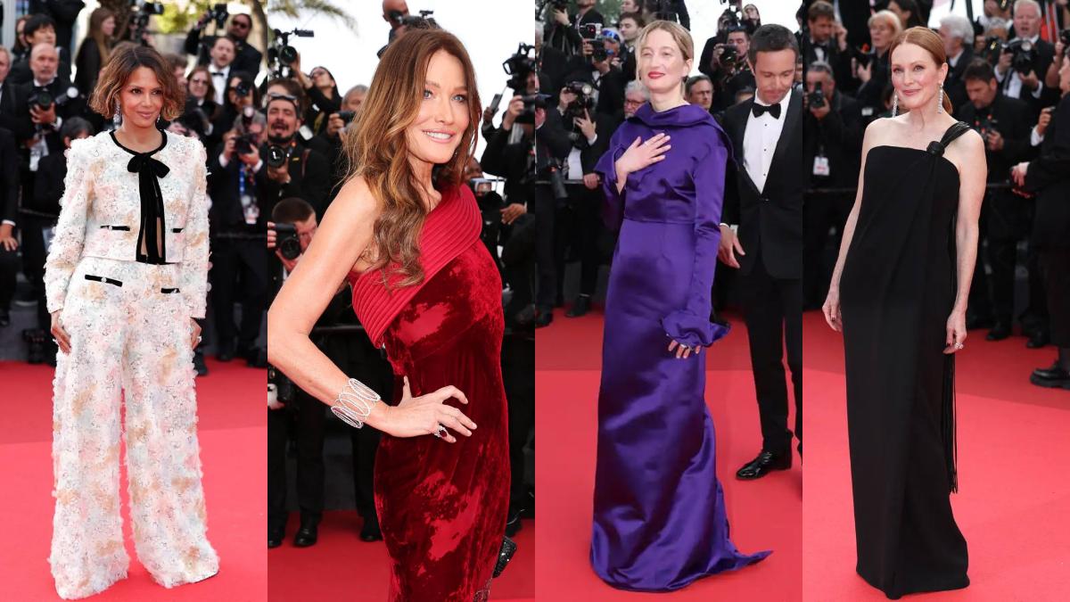 Festival di Cannes 2025, look e pagelle della sesta giornata (18 maggio): Carla Bruni in rosso velluto (voto 6) | VIDEO