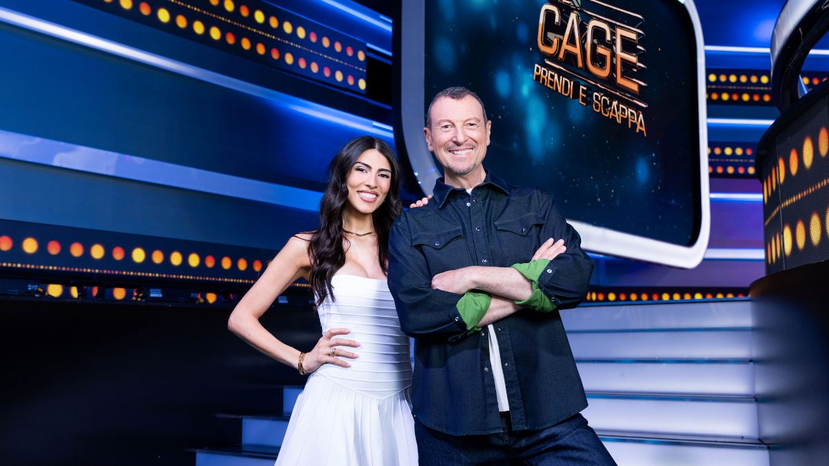 The Cage – Prendi e Scappa, il nuovo quiz show con Amadeus e Giulia Salemi: quando in tv The Cage – Prendi e Scappa, il nuovo quiz show con Amadeus e Giulia Salemi: quando in tv