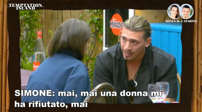 Temptation Island 2025, Simone: “Mai una donna mi ha rifiutato e ne ho conosciute tante” | Video Witty Tv simone mai donna rifiutato