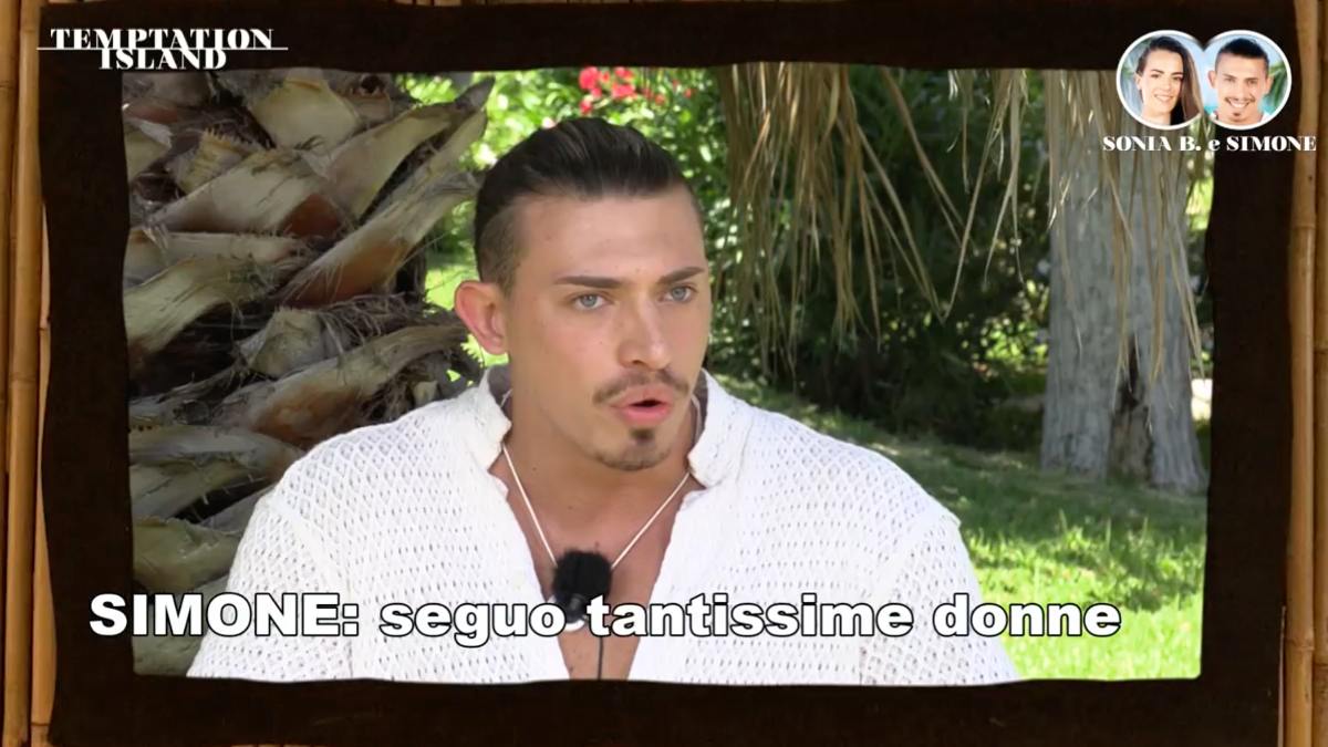 Temptation Island 2025, Simone svela cosa prova per Sonia B | Video Witty TV