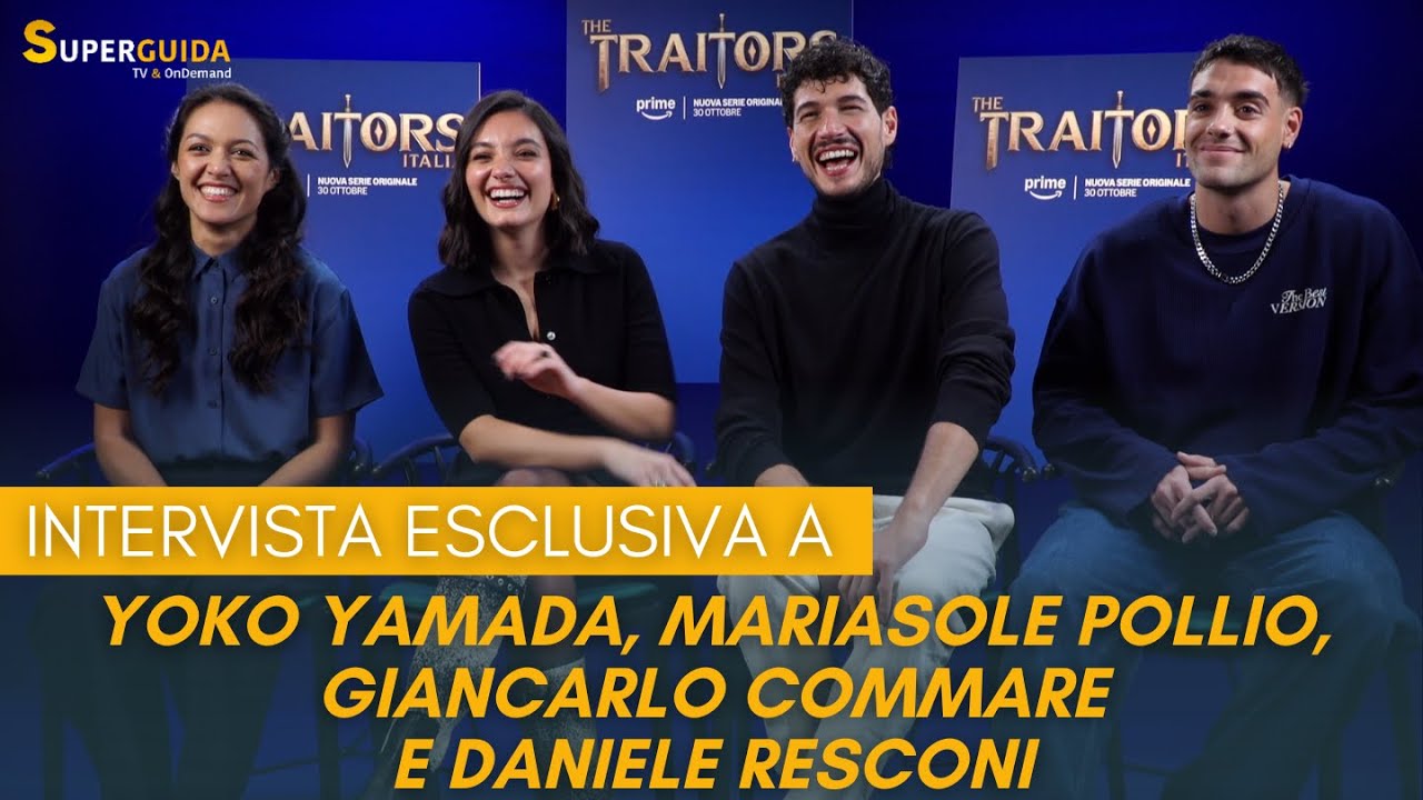 the traitors intervista esclusiva a giancarlo commare maria sole pollio daniele resconi e yoko yamada160 da Superguidatv.it the traitors intervista esclusiva a giancarlo commare maria sole pollio daniele resconi e yoko yamada160
