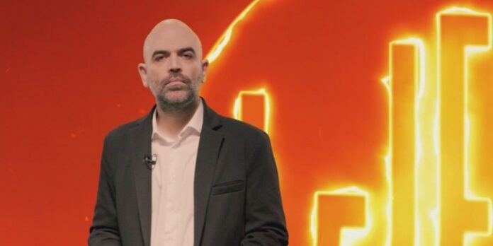 Le Iene 2025, il monologo di Roberto Saviano: “ogni volta che una voce viene zittita perdiamo un pezzo di verità pubblico” | Video Mediaset Roberto Saviano a Le Iene 2025