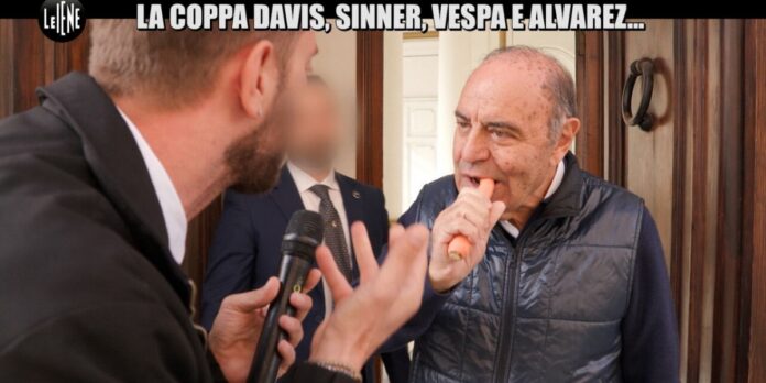 Le Iene 2025, pace fatta tra Bruno Vespa e Jannik Sinner dopo la polemica | Video Mediaset Vespa e Sinner a Le Iene 2025