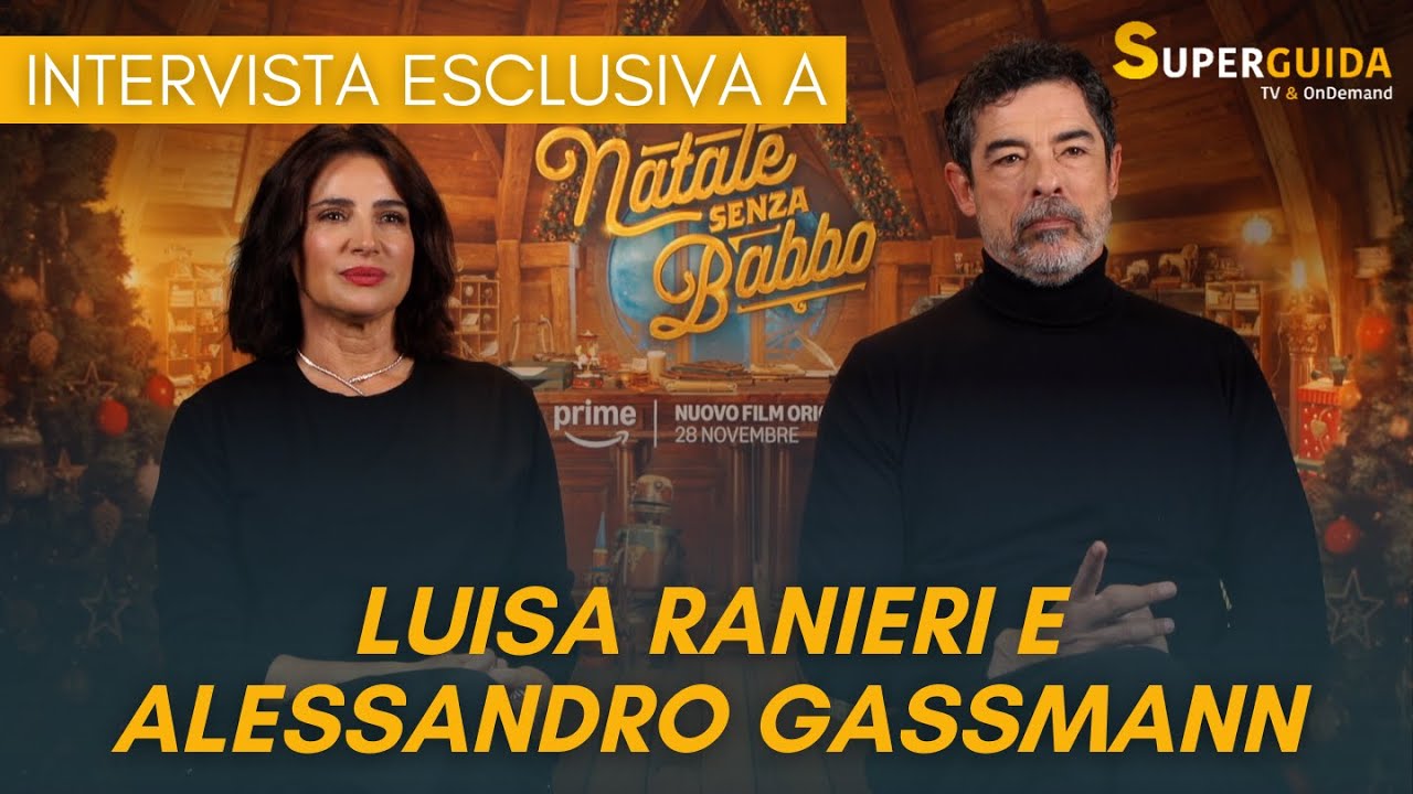“Natale senza Babbo”, intervista a Luisa Ranieri e Alessandro Gassmann 