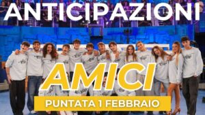 Amici di Maria De Filippi, anticipazioni puntata del 1° febbraio 2026: ospiti e news | Spoiler