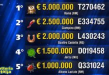 Lotteria Italia 2026, premi e biglietti vincenti: a Roma venduto il biglietto da 5 milioni di euro Lotteria Italia 2026 biglietti vincenti
