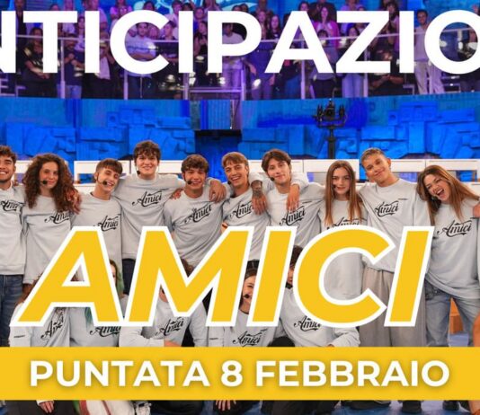 Amici di Maria De Filippi, anticipazioni puntata 8 febbraio 2026: ospiti e news | Spoiler Amici di Maria De Filippi