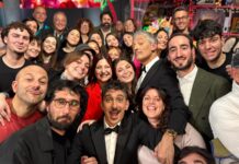 A “La Pennicanza” Sanremo parte prima: Carlo Conti a sorpresa da Fiorello e Biggio nel giorno della prima serata carlo conti fiorello pennicanza