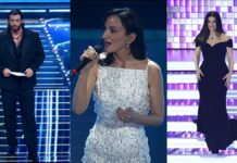 I look della prima serata del Festival di Sanremo 2026: dominano il bianco e il nero. Spiccano Dargen, Ditonellapiaga e il guanto di One Piece di Tommaso Paradiso – VIDEO look prima serata sanremo 2026 can yaman arisa laura pausini