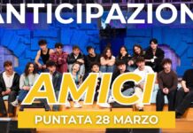 Amici di Maria De Filippi, anticipazioni Serale 28 marzo 2026: ospiti ed eliminato | Spoiler Amici di Maria De Filippi