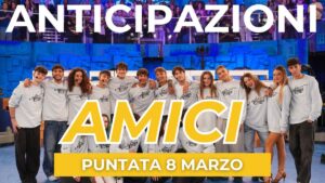 Amici di Maria De Filippi, anticipazioni puntata 8 marzo 2026: ospiti e news | Spoiler