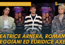 “Scuola di seduzione”, intervista esclusiva a Beatrice Arnera, Euridice Axen e Romano Reggiani Beatrice Arnera, Euridice Axen e Romano Reggiani