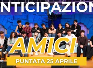 Ascolti tv 25 aprile 2026: Canzonissima (18.3%), Amici Il Serale (21.8%), Affari Tuoi (23.6%), La Ruota della Fortuna (23.5%) | Dati Auditel Amici di Maria De Filippi